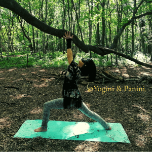 warrior1 left leg forward